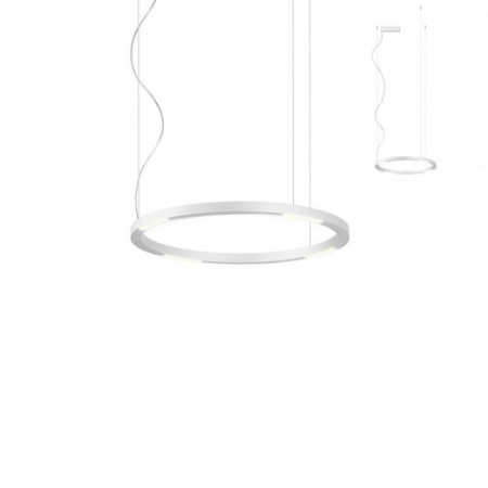 SPRING SALE - 01-2202 Suspensie REDO UNION LED 34W 2632lm 3000K IP20 Aluminiu Sand White CRI 90 Nedimabil
