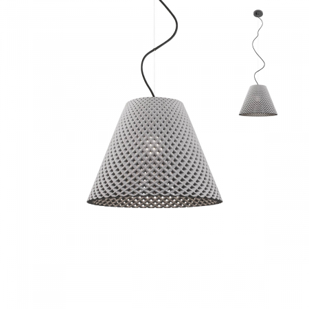 SPRING SALE - 01-2215  Suspensie  REDO TESSA, GREY, E27, 1x42W, IP20