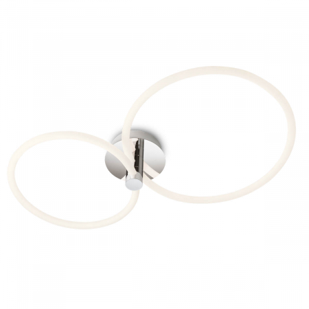 SPRING SALE - 01-2224 Aplica/Plafoniera REDO SPELL LED 43W 3456lm 3000K IP20 Aluminiu Chrome CRI80 DIMABIL