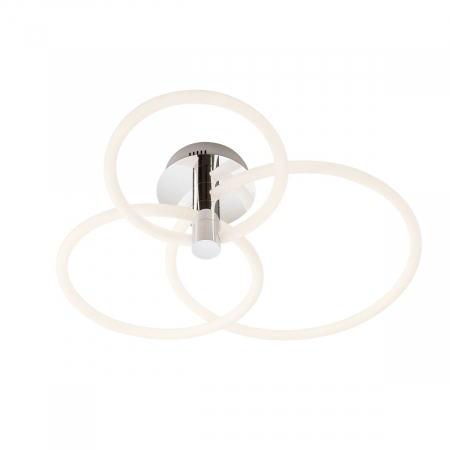 SPRING SALE - 01-2226 Plafoniera REDO SPELL LED 54W 4374lm 3000K IP20 Aluminiu Chrome CRI80 DIMABIL