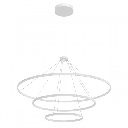 BF LUSTRE - 01-2245 Suspensie REDO ORBIT LED 200W 12968lm 3000K IP20 Aluminiu Sand White CRI 80 Dimabil TRIAC