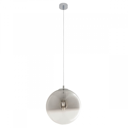 01-2271 Suspensie REDO BERRY E27 1x42W  IP20 Metal/Sticla Chrome / graduately smoke glass