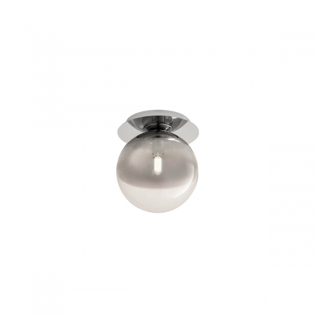 BLACK FRIDAY 2024 - 01-2277 Plafoniera REDO BERRY G9 1x28W  IP20 Metal/Sticla Chrome / graduately smoke glass
