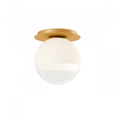 Plafoniere - 01-2278 Plafoniera REDO BERRY E27 1x42W  IP20 Metal/Sticla Painted gold / graduately white glass