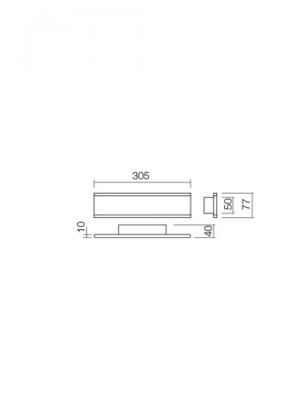 01-2299  Aplica  REDO RAIL, SAND BLACK, LED, 16W, 1908 lm,3000K, , IP20 [1]