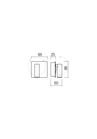 01-2339  Aplica  REDO TOMIX, SATIN NICKEL, LED, 3,2W, 230 lm,3200K, , IP20 [1]