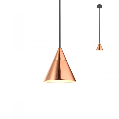 01-2350  Suspensie  REDO EIKO, ROSE GOLD, LED, 6W, 630 lm,3000K, , IP20 [2]