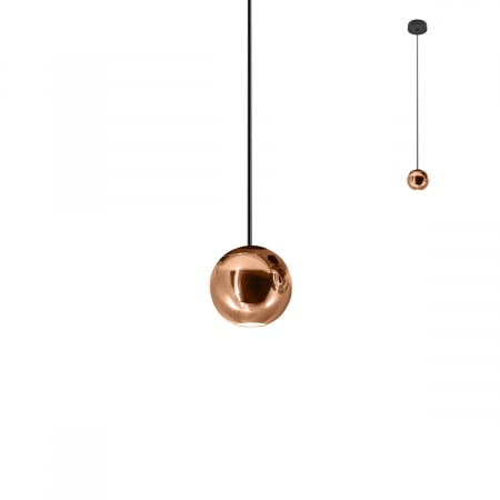 BLACK FRIDAY - 01-2358 Suspensie REDO OBO LED 4,5W 270lm 3000K IP20 Aluminiu Rose Gold CRI90 Nedimabil