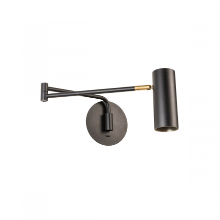 BLACK FRIDAY - 01-2369  Aplica  REDO PIVOT, BLACK, GU10, 1x40W, IP20