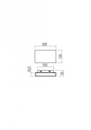 01-2386  Aplica  REDO TABLET, CHROME, LED, 17W, 1723 lm,3000K, , IP20 [1]