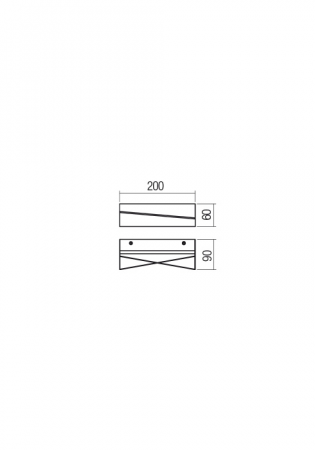 01-2391  Aplica  REDO ZIGO, SAND WHITE, LED, 9W, 724 lm,3000K, , IP20 [1]