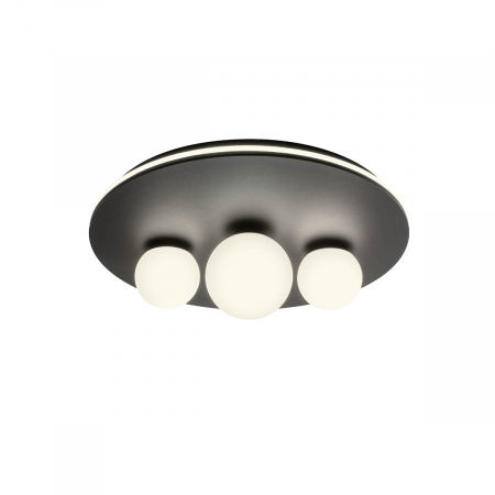 SPRING SALE - 01-2466  Plafoniera  REDO CORUM, SAND BLACK + MATT BLACK, LED, 48W, 5650 lm,3000K, , IP20