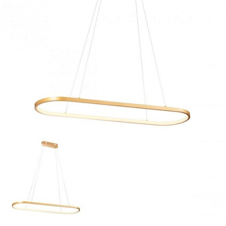 BLACK FRIDAY 2024 - 01-2524 Suspensie REDO LAP LED 32W 2690lm 3000K IP20 Aluminiu Gold CRI90 DIMABIL