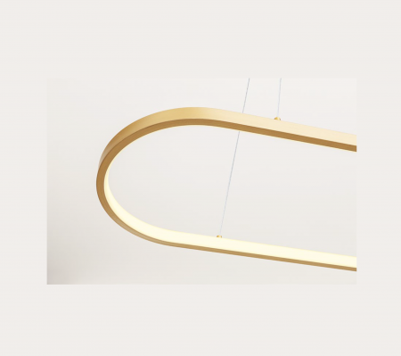 01-2524 Suspensie REDO LAP LED 32W 2690lm 3000K IP20 Aluminiu Gold CRI90 DIMABIL [2]