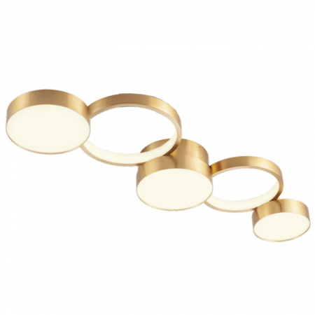 BLACK FRIDAY - 01-2540 Plafoniera REDO CRONOS LED 65W 4139lm 3000K IP20 Aluminiu Brass CRI 90 Dimable 3 step