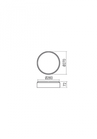 01-2565  Plafoniera  REDO YOMO, GOLD, LED, 29W, 3046 lm,3000K, 3 STEP DIMMING, IP20 [1]