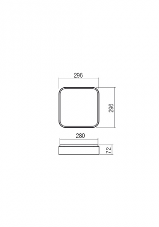 01-2573  Plafoniera  REDO YOMO, SAND WHITE, LED, 32W, 3428 lm,3000K, 3 STEP DIMMING, IP20 [1]