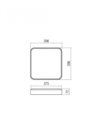 01-2578  Plafoniera  REDO YOMO, SAND BLACK, LED, 47W, 4950 lm,3000K, 3 STEP DIMMING, IP20 [1]