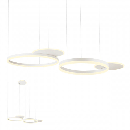 Lustre - 01-2608  Suspensie  REDO SIGUA, SAND WHITE, LED, 114W, 12360 lm,3000K, 3 STEP DIMMING, IP20
