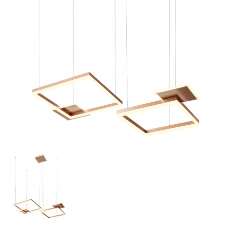 SPRING SALE - 01-2613  Suspensie  REDO SIGUA, SAND COFFEE, LED, 110W, 12550 lm,3000K, 3 STEP DIMMING, IP20