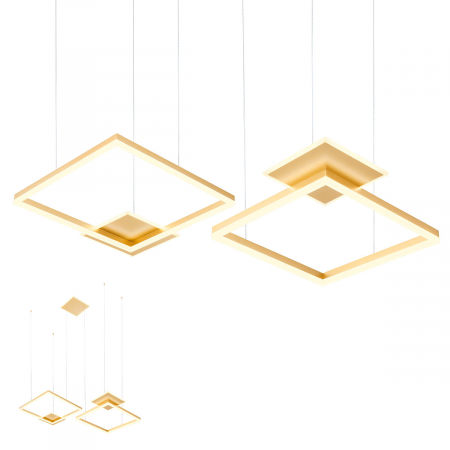 Lustre - 01-2615  Suspensie  REDO SIGUA, MAT GOLD, LED, 137W, 15470 lm,3000K, 3 STEP DIMMING, IP20