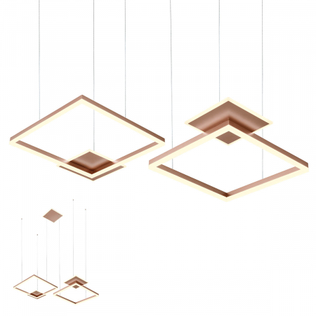 Lustre - 01-2616  Suspensie  REDO SIGUA, SAND COFFEE, LED, 137W, 15470 lm,3000K, 3 STEP DIMMING, IP20