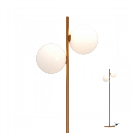 BLACK FRIDAY 2024 - 01-2651 Lampadar REDO TALIS E27 2x42W  IP20 Metal/Sticla Bronze