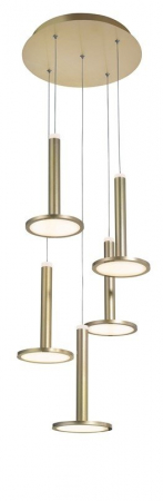Lustre - 1703301202 Suspensie Nova Luce PALENCIA LED 53W 1967lm 3000K IP20 Aluminiu/Acril Brush