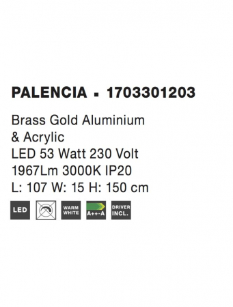1703301203 Suspensie Nova Luce PALENCIA LED 53W 1967lm 3000K IP20 Aluminiu/Acril Brush NOVALUCE [3]