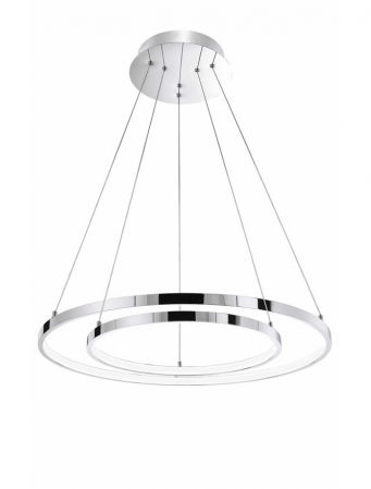 17222003 D Lustra Nova Luce ARIA LED 74W 4025lm 3000K Aluminium & Acrylic Chrome Dimabil Triac IP20