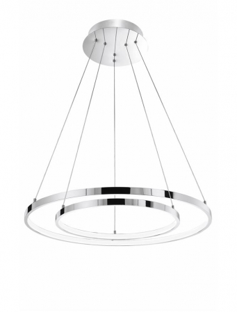 17222003 Lustra Nova Luce ARIA LED 74W 4025lm 3000K Aluminium & Acrylic Chrome Nedimabil IP20 [2]