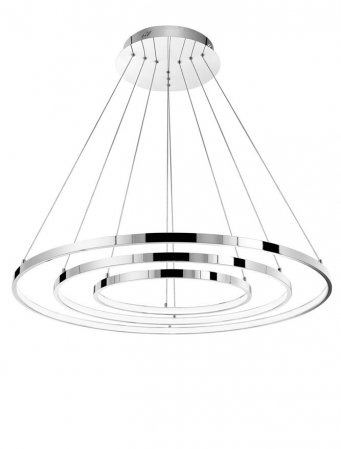 17222004 Lustra Nova Luce ARIA LED 129W 6831lm 3000K Aluminium & Acrylic Chrome Nedimabil IP20 [2]