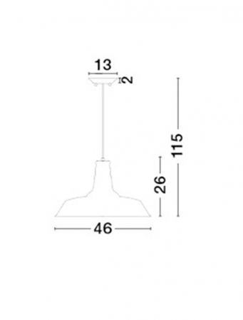 420201 Pendul Nova Luce OSTERIA E27 1x12W   Steel Sandy Black  IP20 [2]