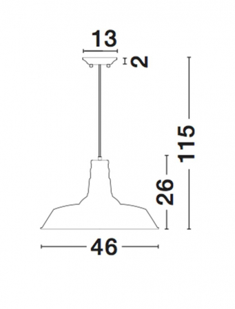 420202 Pendul Nova Luce OSTERIA E27 1x12W   Steel White  IP20 [2]