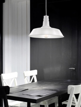 420202 Pendul Nova Luce OSTERIA E27 1x12W   Steel White  IP20 [1]