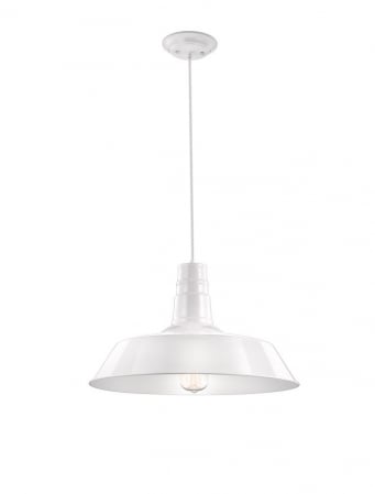 Pendule - 420202 Pendul Nova Luce OSTERIA E27 1x12W   Steel White  IP20