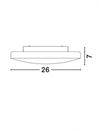 6100521 Plafoniera baie Nova Luce IVI E27 1x12W   Metal & White Opal Glass White  IP44 [2]