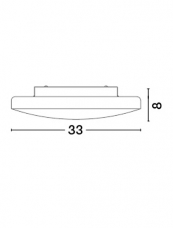 6100522 Plafoniera baie Nova Luce IVI E27 2x12W   Metal & White Opal Glass White  IP44 [2]
