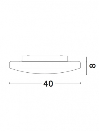 6100523 Plafoniera baie Nova Luce IVI E27 2x12W   Metal & White Opal Glass White  IP44 [2]