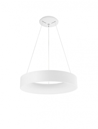 6167205 Suspensie Nova Luce RANDO LED 42W 2520lm 3000K IP20 Aluminiu & Acril Matt White NOVALUCE