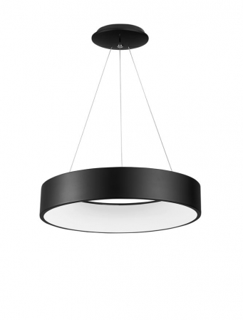 6167220 Suspensie Nova Luce RANDO LED 42W 2520lm 3000K IP20 Metal & Acril Black NOVALUCE