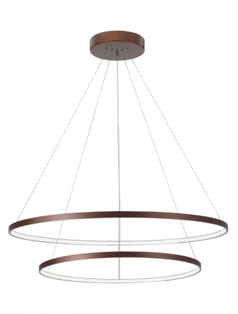 6265003 Suspensie Nova Luce FERROL LED 85W 4500lm 3000K IP20 Aluminiu/Acril Coffee Brown NOVALUCE [1]