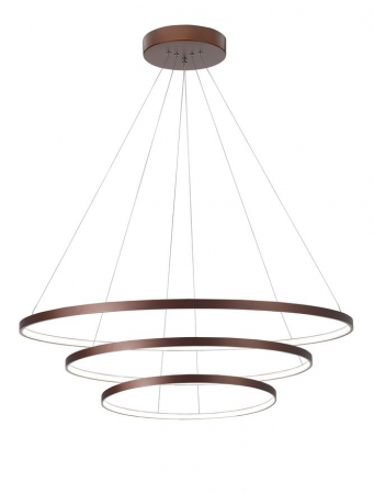 6265004 Suspensie Nova Luce FERROL LED 111W 5500lm 3000K IP20 Aluminiu/Acril Coffee Brown NOVALUCE [1]