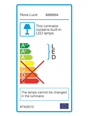 6265004 Suspensie Nova Luce FERROL LED 111W 5500lm 3000K IP20 Aluminiu/Acril Coffee Brown NOVALUCE [5]