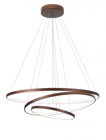 Lustre - 6265004 Suspensie Nova Luce FERROL LED 111W 5500lm 3000K IP20 Aluminiu/Acril Coffee Brown NOVALUCE