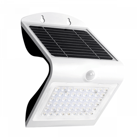 ILUMINAT EXTERIOR - Aplica LED solara cu senzor 4W 500lm IP54