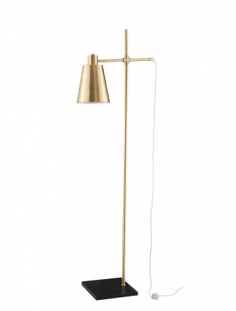 Lampadare - 6270201 Lampadar Nova Luce SIGNORE E27 1x60W IP20 Metal Satin Gold Marble