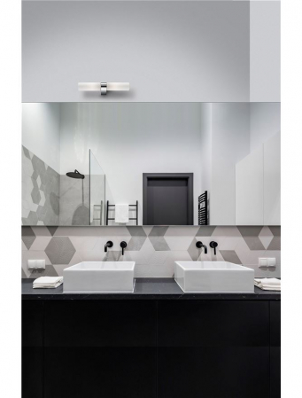 6310541 Aplica baie Nova Luce POLO E14 2x5W   Aluminium White Chrome  IP44 [1]