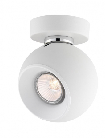 665001 Aplica Nova Luce TORE GU10 1x10W   Aluminium Matt White  IP20