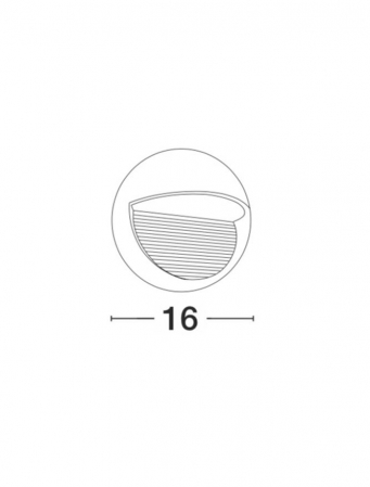 710446  Nova Luce KRYPTON LED 6W 480lm 3000K IP54 Aluminium & Glass Dark Gray Beam 31 degrees [1]
